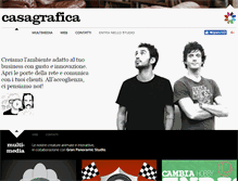 Tablet Screenshot of casagrafica.org